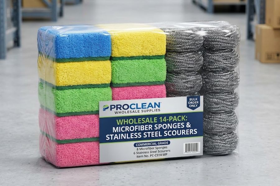 Cleaning Supplies : Detergents, sponges, bin liners, and floor cleaners